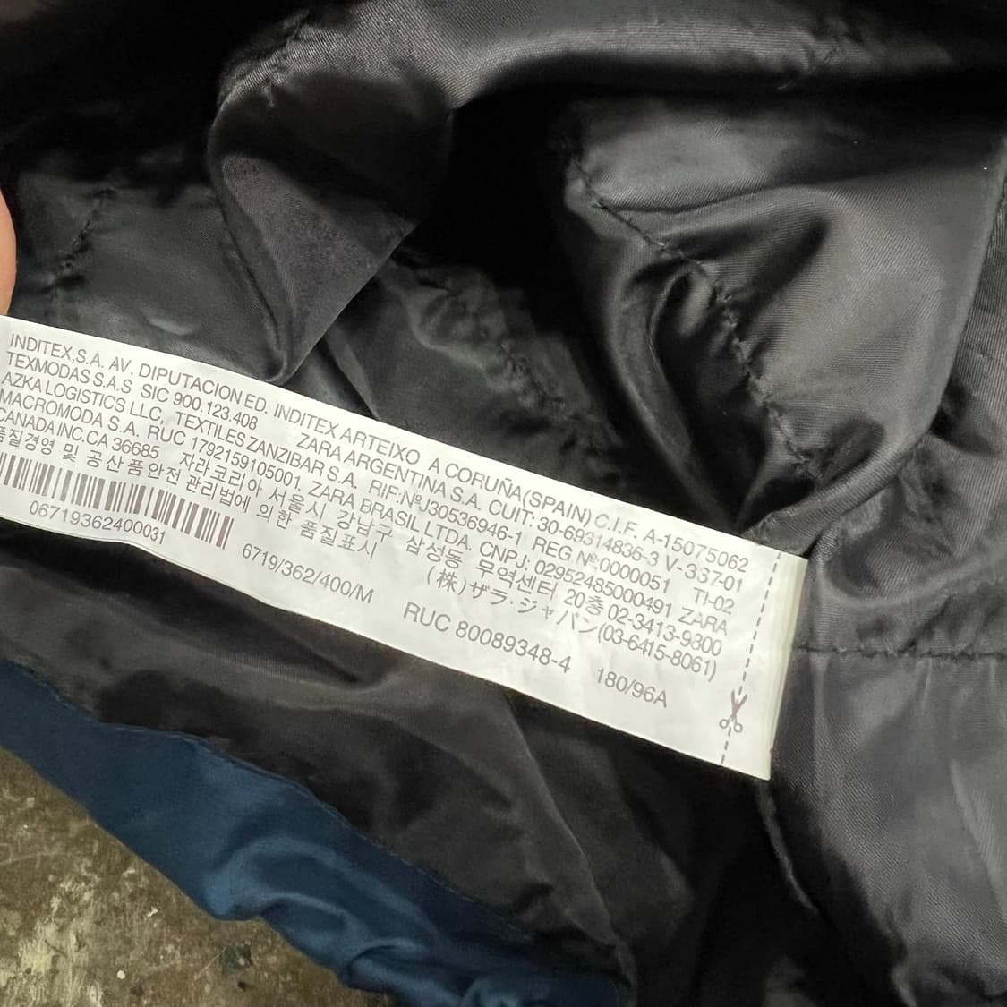 M) ZARA 자라 아노락 점퍼 자켓 바람막이 점퍼 방풍자켓 상품이미지7