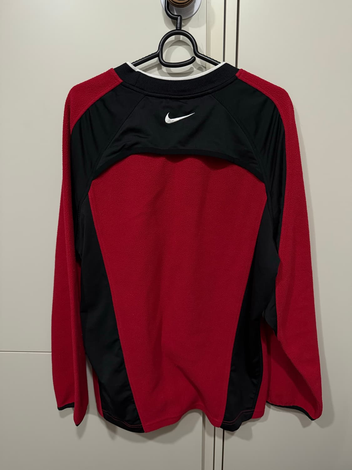 나이키 남성 플리스 웜업 상의 레드 상품이미지2
