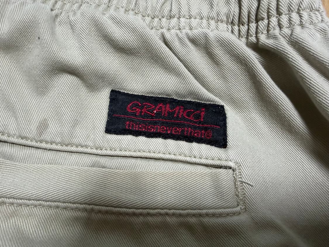 그라미치 x 디스이즈네버댓 팬츠 베이지 XL 상품이미지3