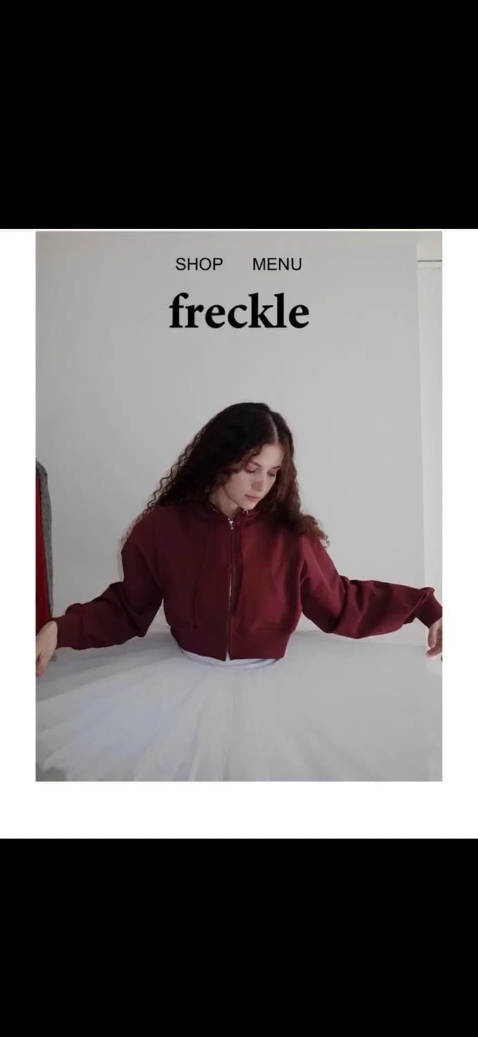 (새상품) 프레클 후드집업 상품이미지1