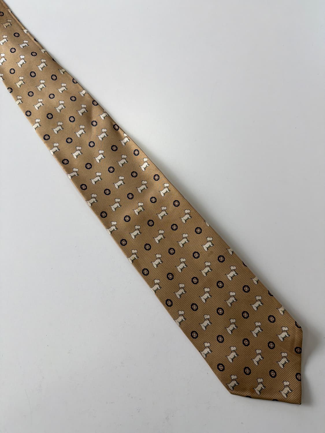 제이프레스(J press) 강아지패턴 실크 넥타이 8.5cm 상품이미지2
