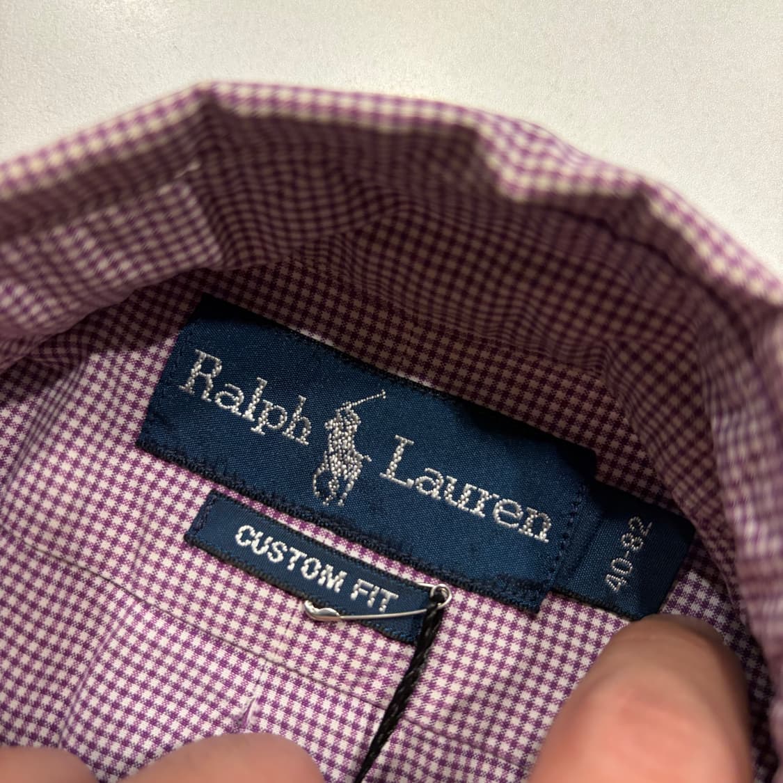 [M] 폴로 랄프로렌 커스텀핏 깅엄체크 셔츠 C815 상품이미지4