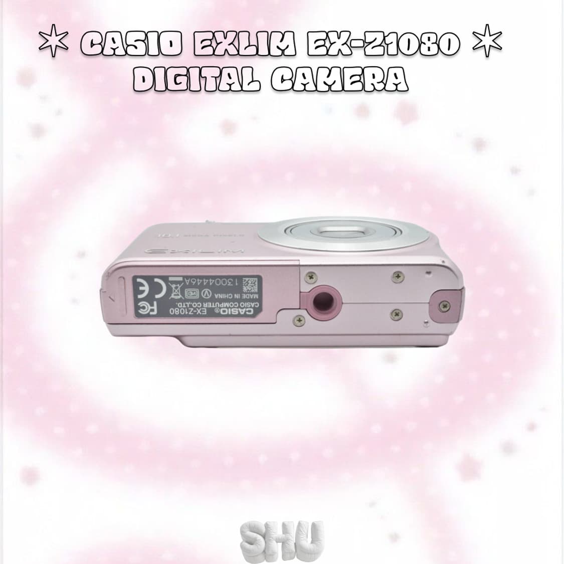 카시오 엑슬림 EX-Z1080 빈티지 디카 핑크 상품이미지7