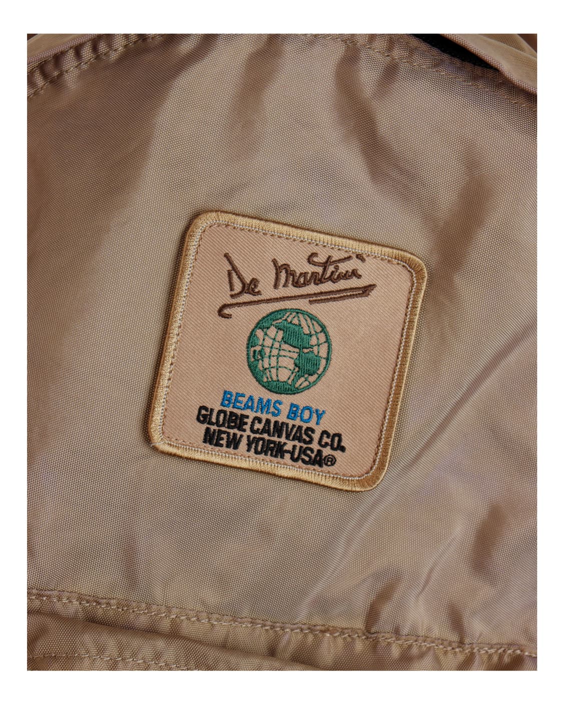 [BEAMSBOY x GLOBE CANVAS] 투톤 배색 나일론 백팩 상품이미지3