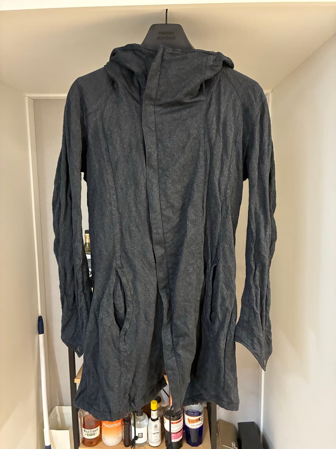 슈리셀 비대칭 축융 코트 상품이미지1