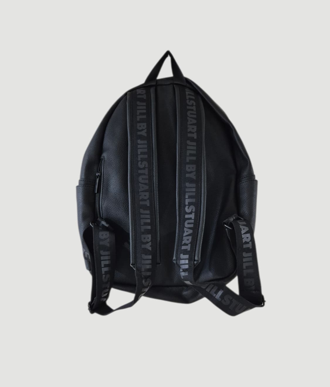 질바이질스튜어트 블랙 가죽 스트랩로고 백팩 가방 상품이미지4