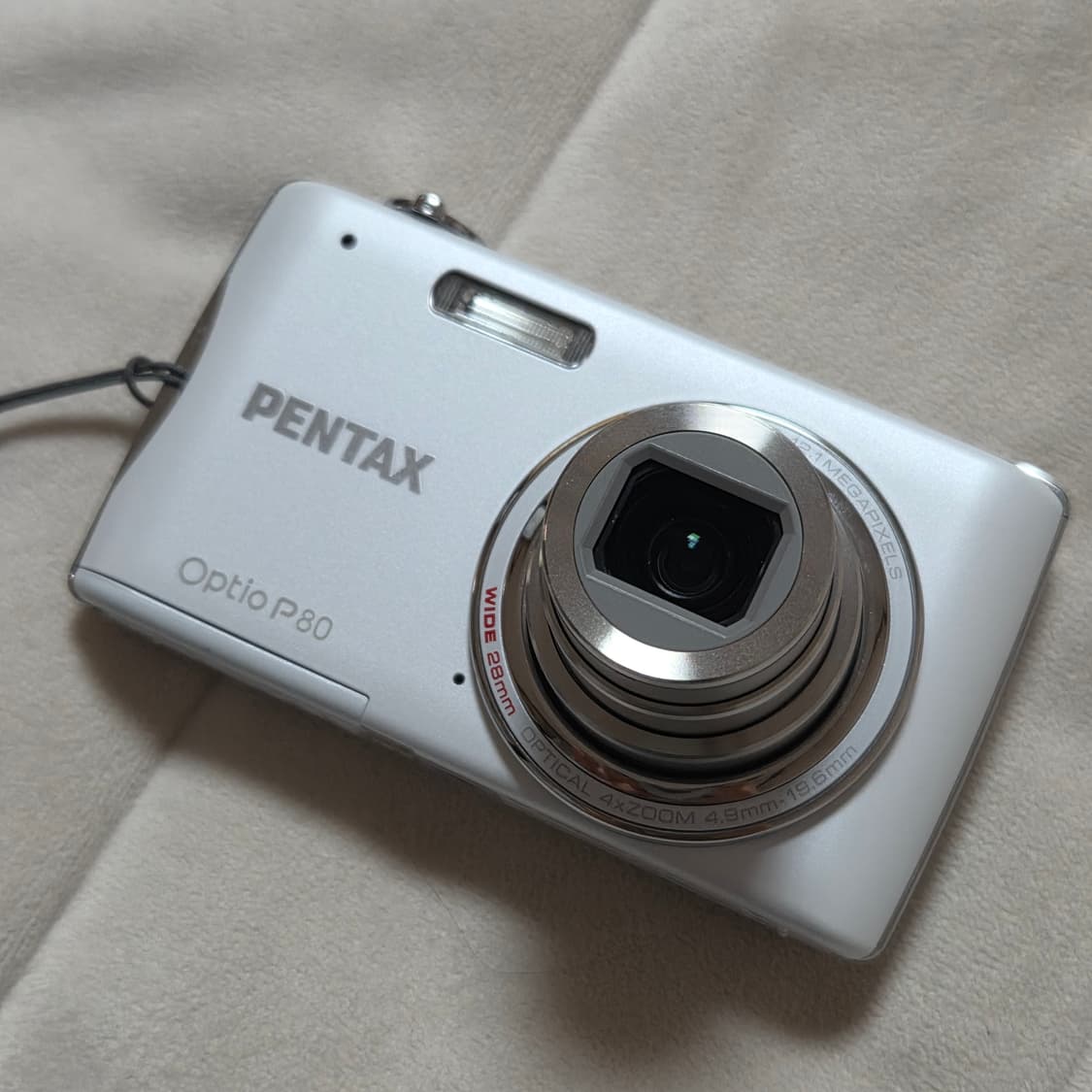펜탁스 옵티오 P80 펄화이트 상품이미지2