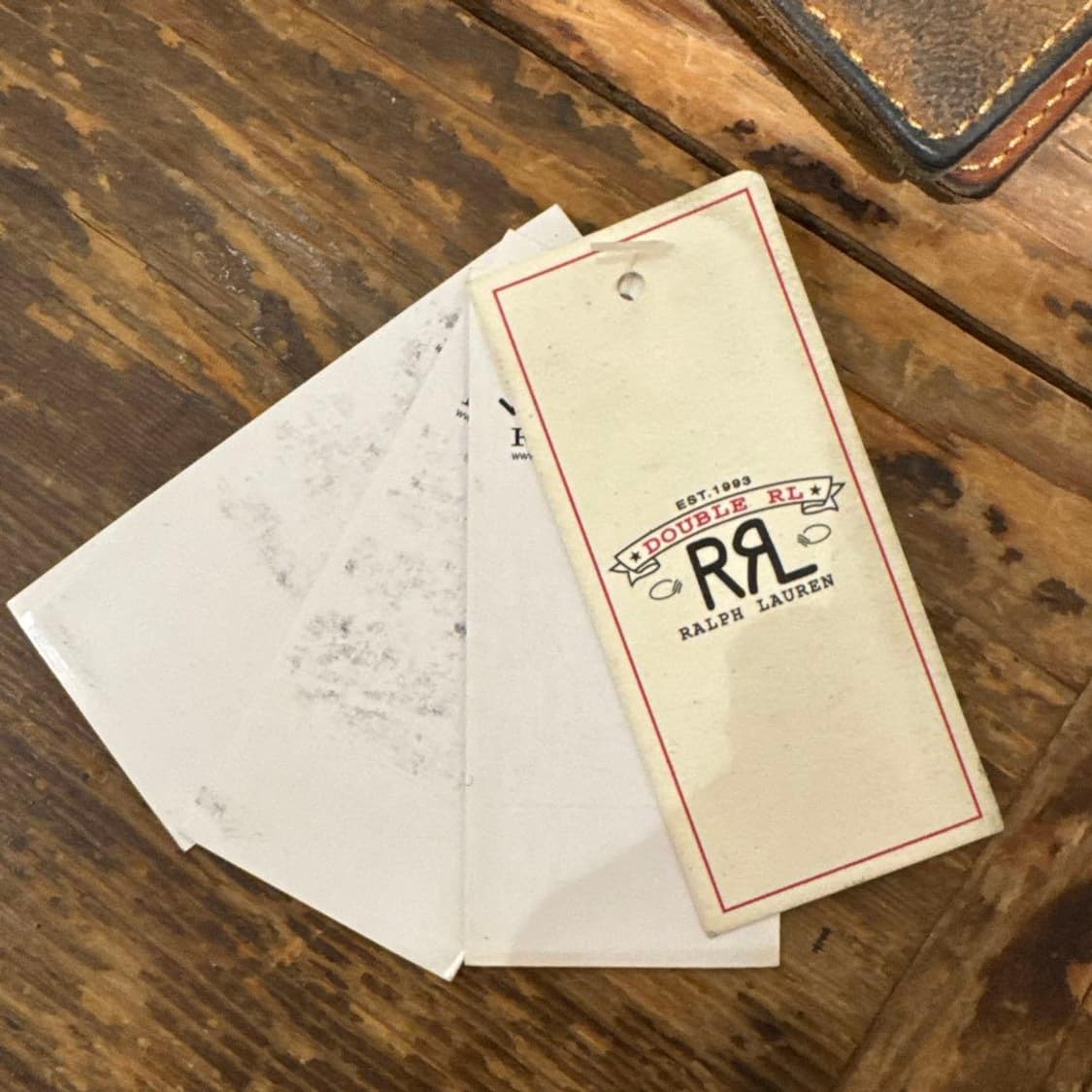 RRL 더블알엘 러프아웃 스웨이드 빌포드 반지갑 상품이미지5
