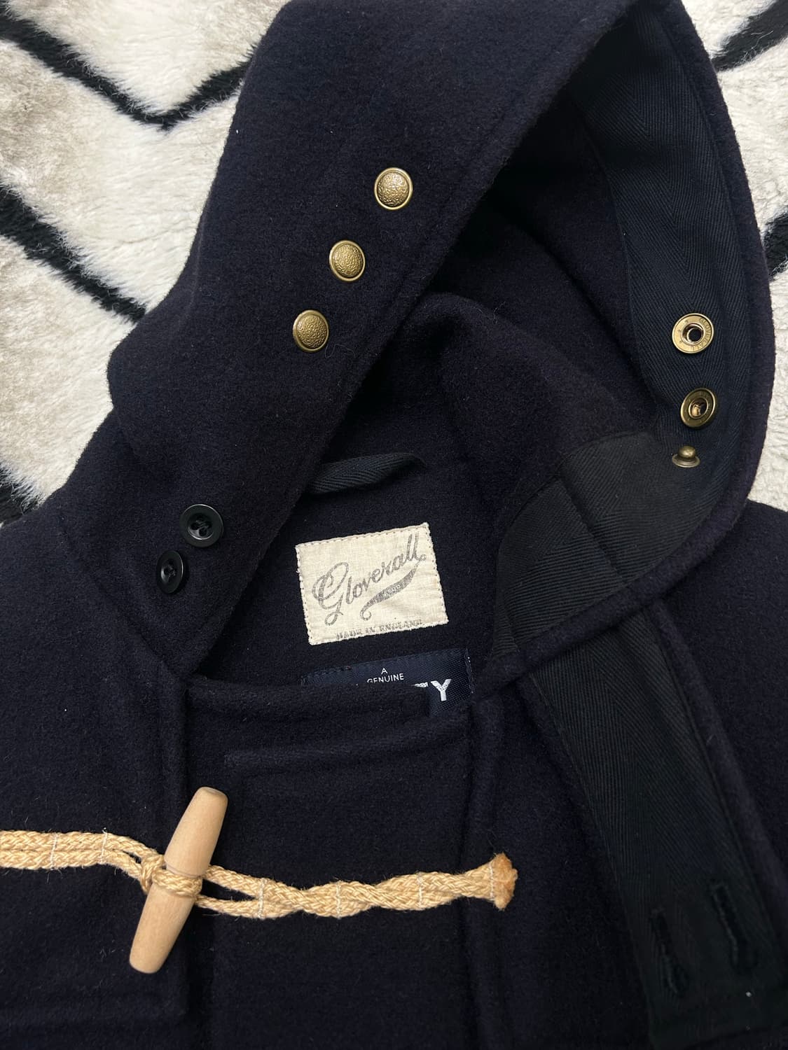 [S]글로버올 90s 몬티 더플코트/네이비 상품이미지3