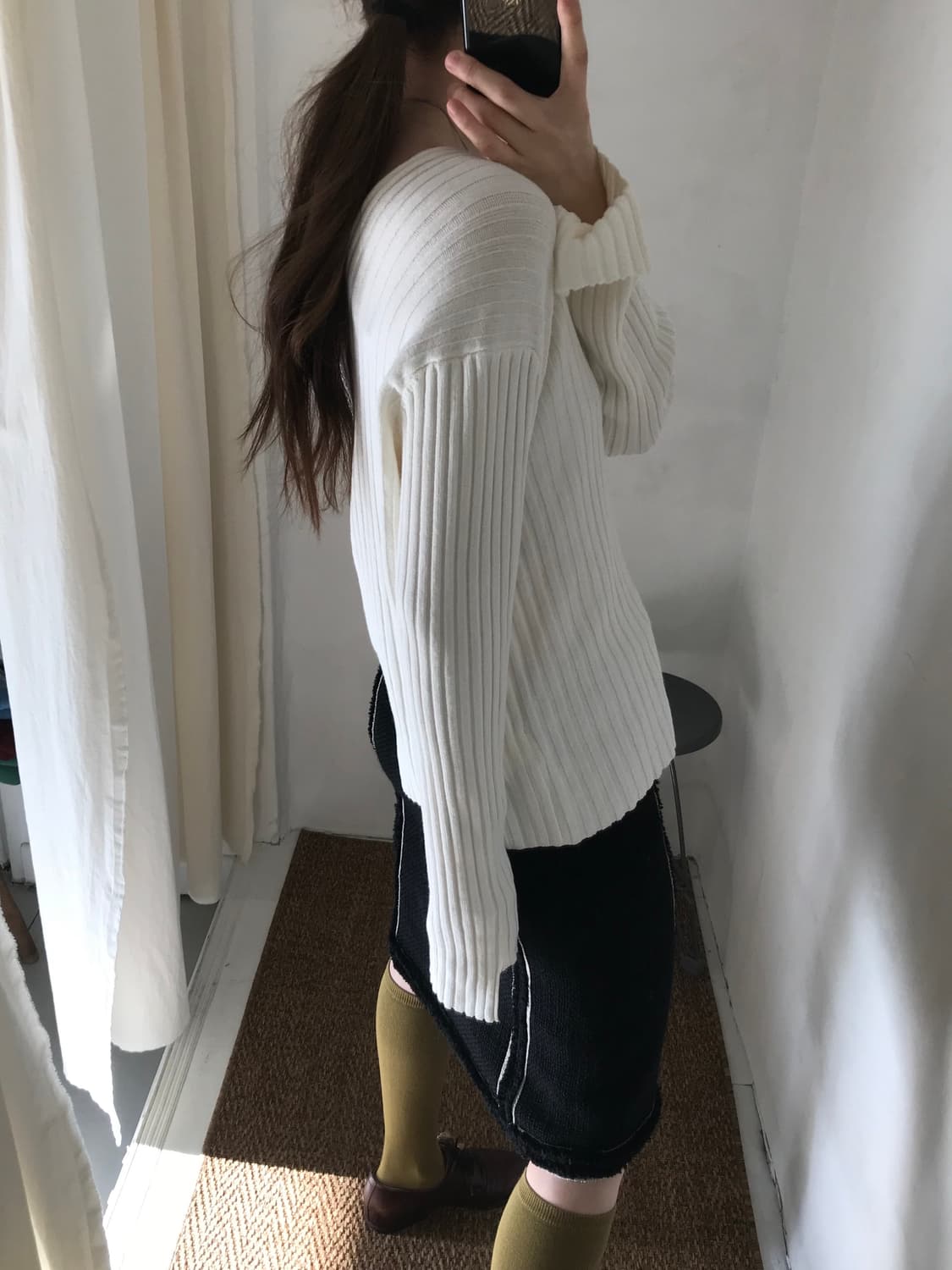 asymmetry knit 상품이미지4