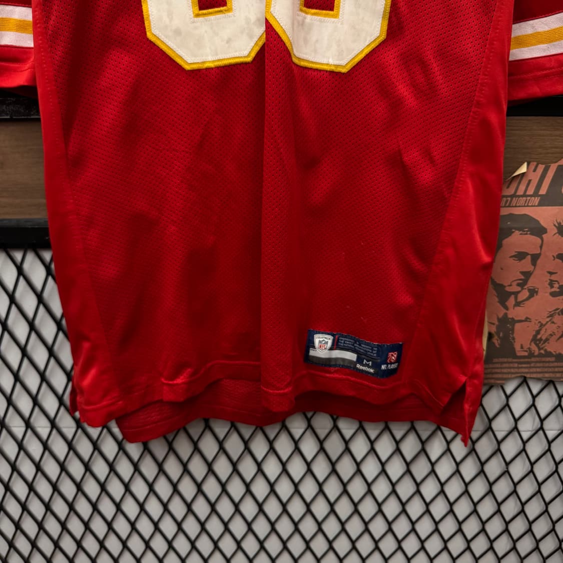 00s 리복 NFL 이큅먼트 온필드 레플리카 반팔 저지 레드 상품이미지6