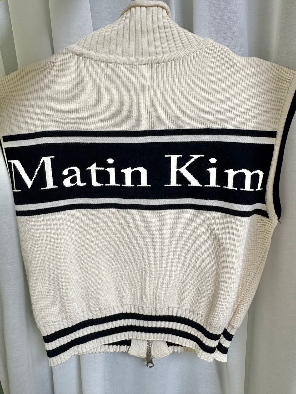 마뗑킴 니트 베스트- 아이보리 상품이미지1