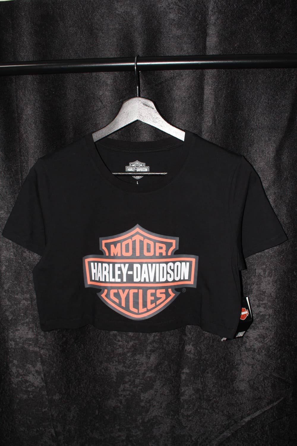 할리데이비슨 리메이크 크롭 반팔티셔츠 상품이미지3
