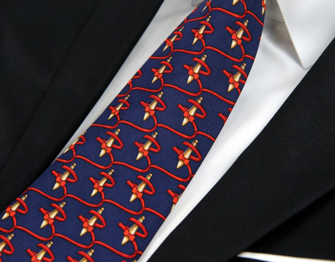 발리 9.7cm A+등급 스위스 남자 명품 넥타이 BALLY 상품이미지5