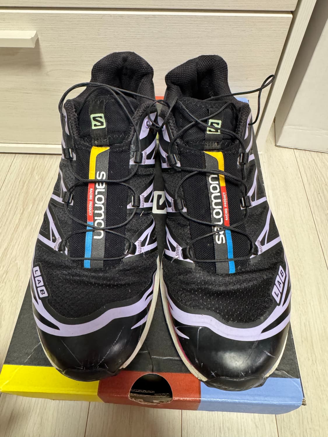 살로몬 xt-6 블랙 라벤더 상품이미지4