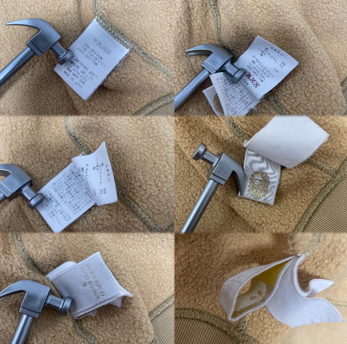 베이프 OG 1st 옐로우 카모 후드집업 상품이미지10