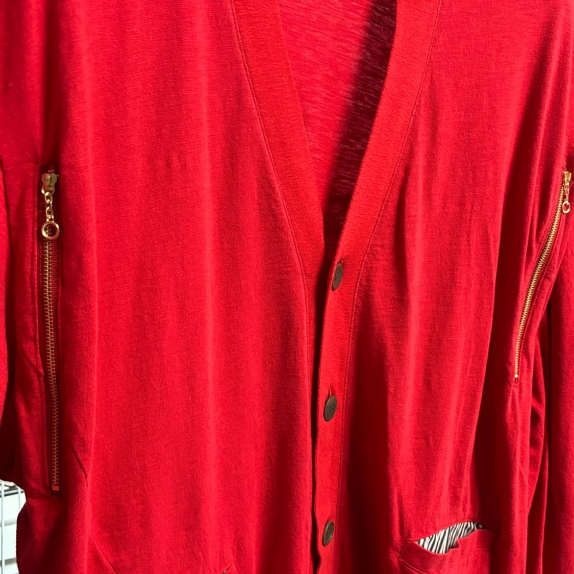 2) 언더커버 25fw 집 레드 가디건 상품이미지2