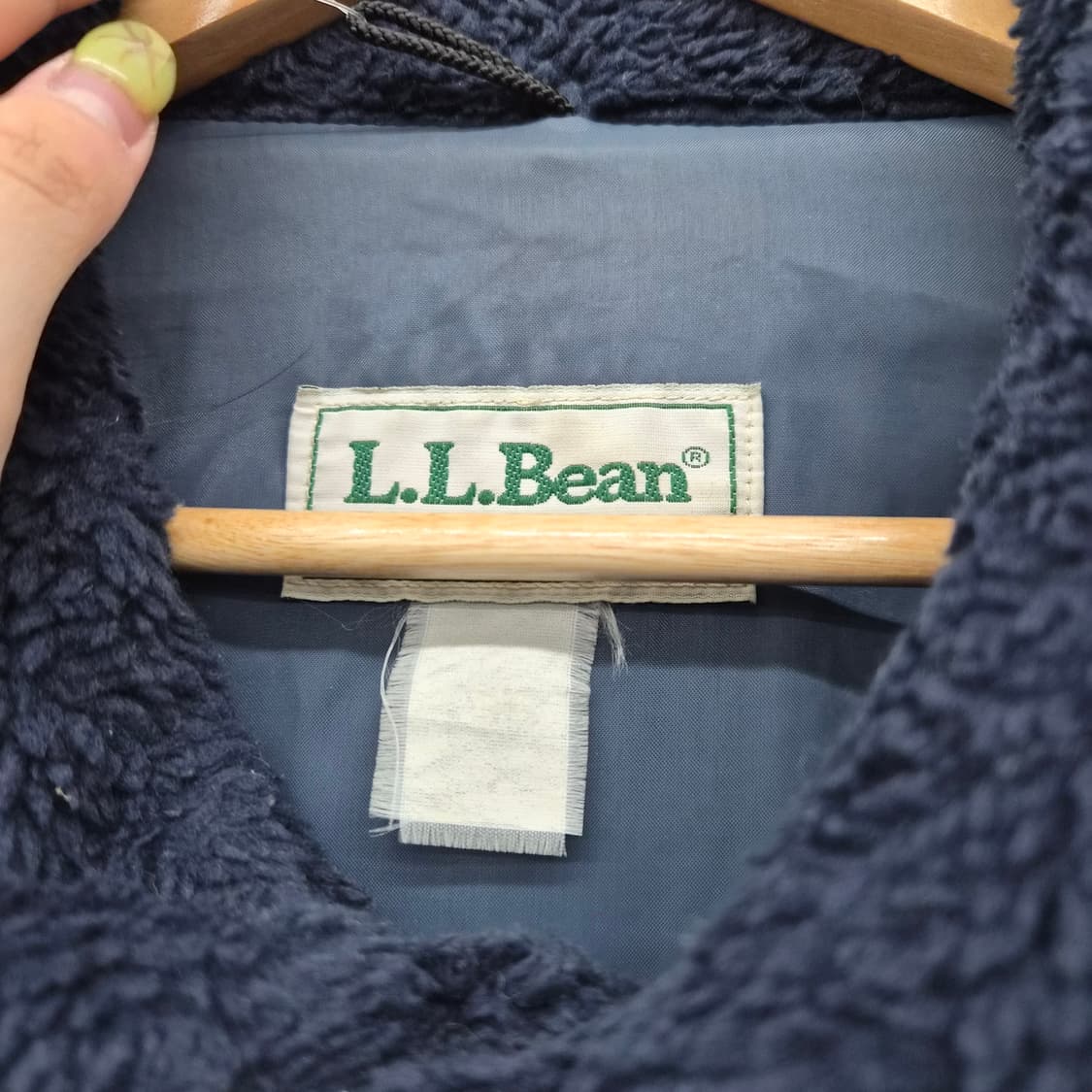 엘엘빈 네이비 플리스 자켓 남성 XL 상품이미지3