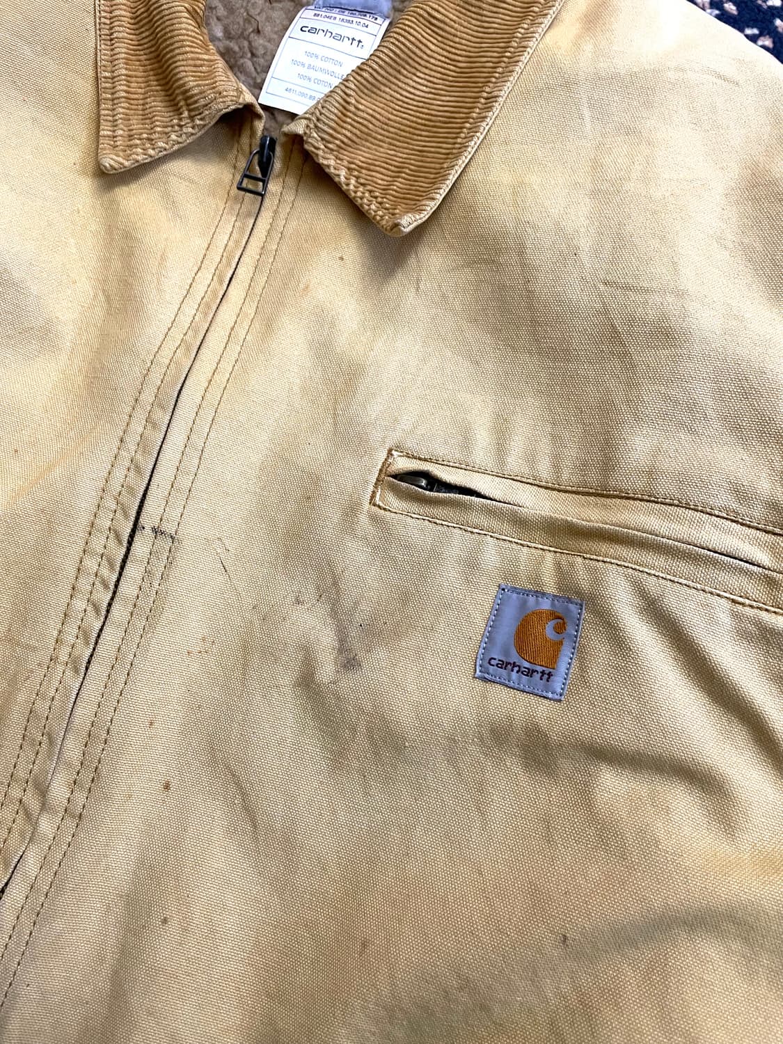Carhartt Detroit Jacket Rare Heavy Pile 상품이미지6