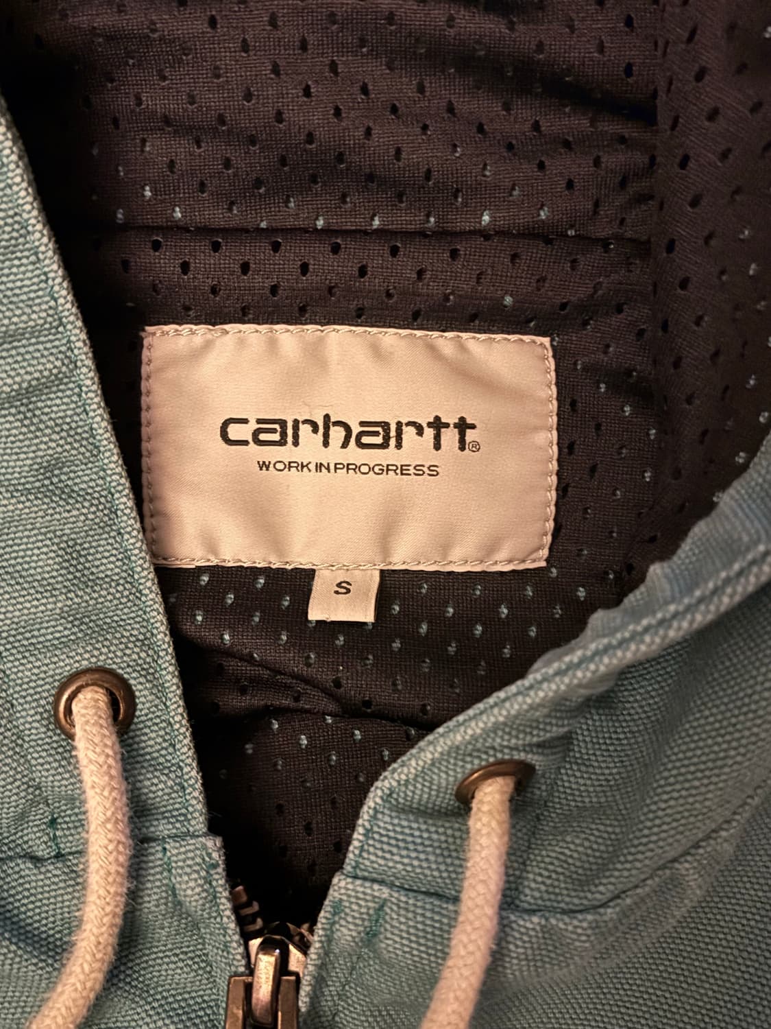 급처) 칼하트 후드 워크자켓 민트 s 상품이미지3