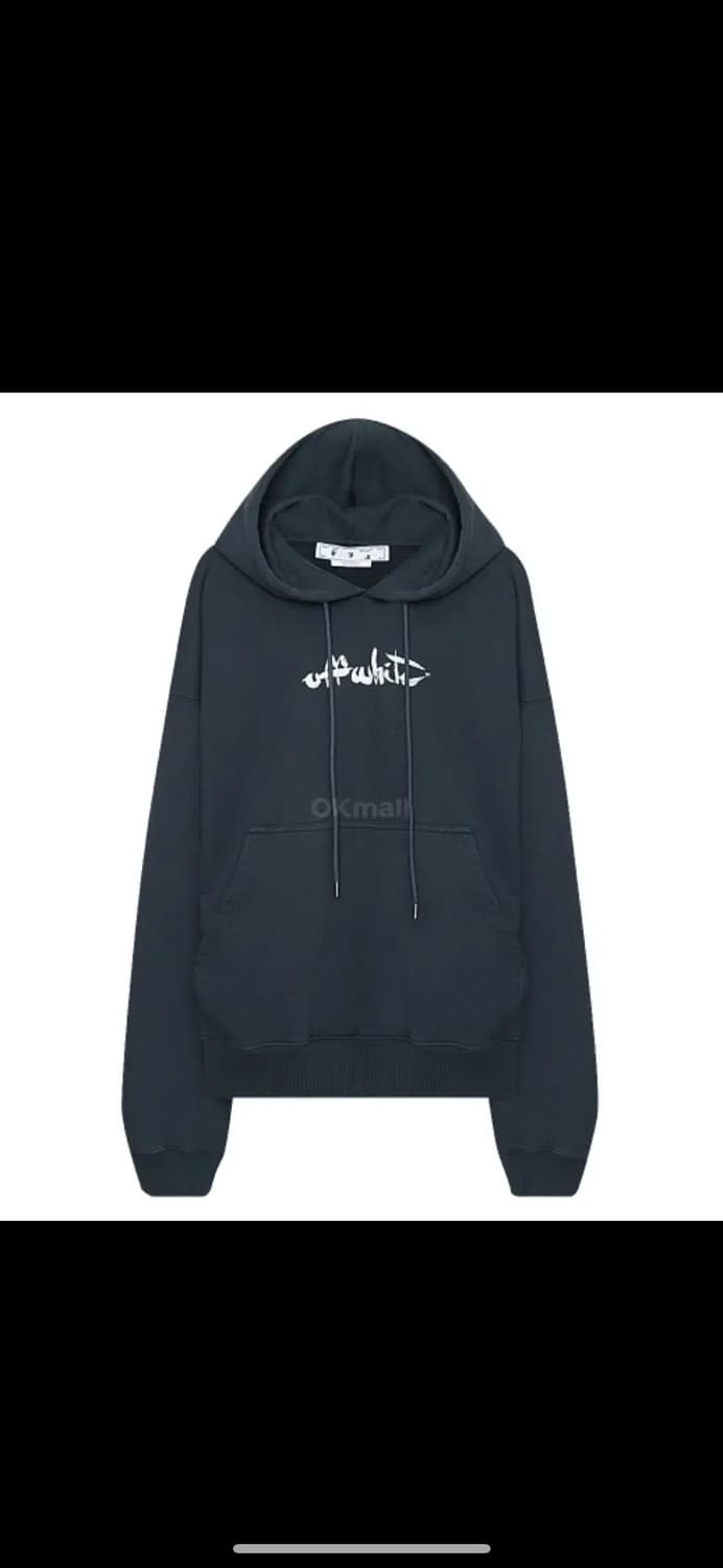 [새상품] 정품 풀구성 오프화이트 페인트 애로우 후드티 상품이미지1