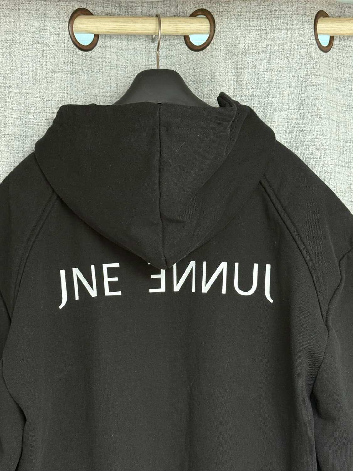 준느 T11 후드집업 블랙 상품이미지5