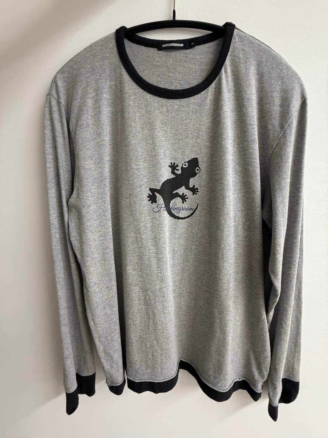 해칭룸 Lizard Ringer Tee M.Grey  상품이미지1