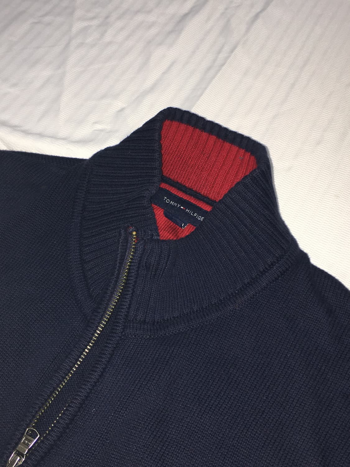 타미힐피거 니트 집업 상품이미지4