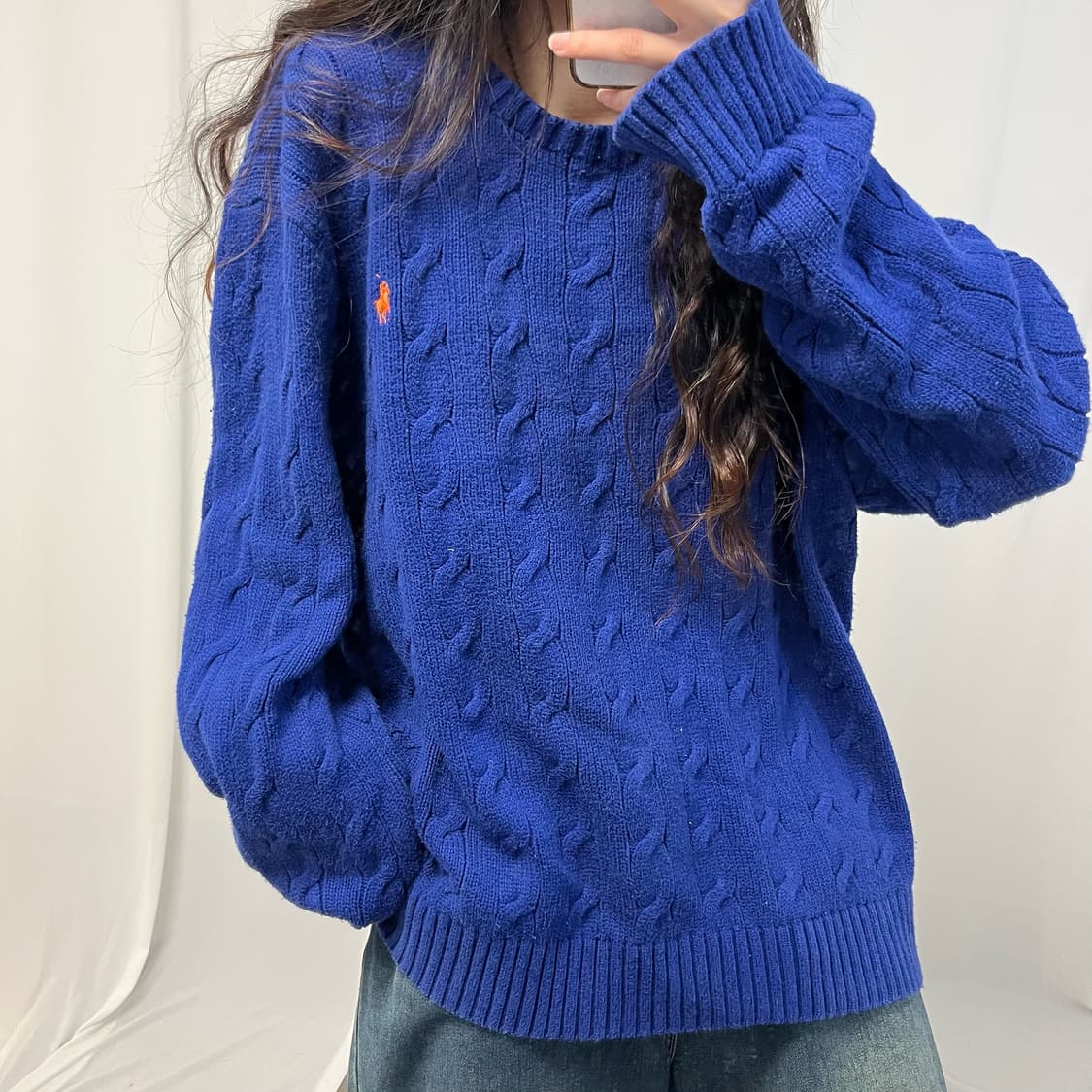 Polo Ralph Lauren blue knit 상품이미지3