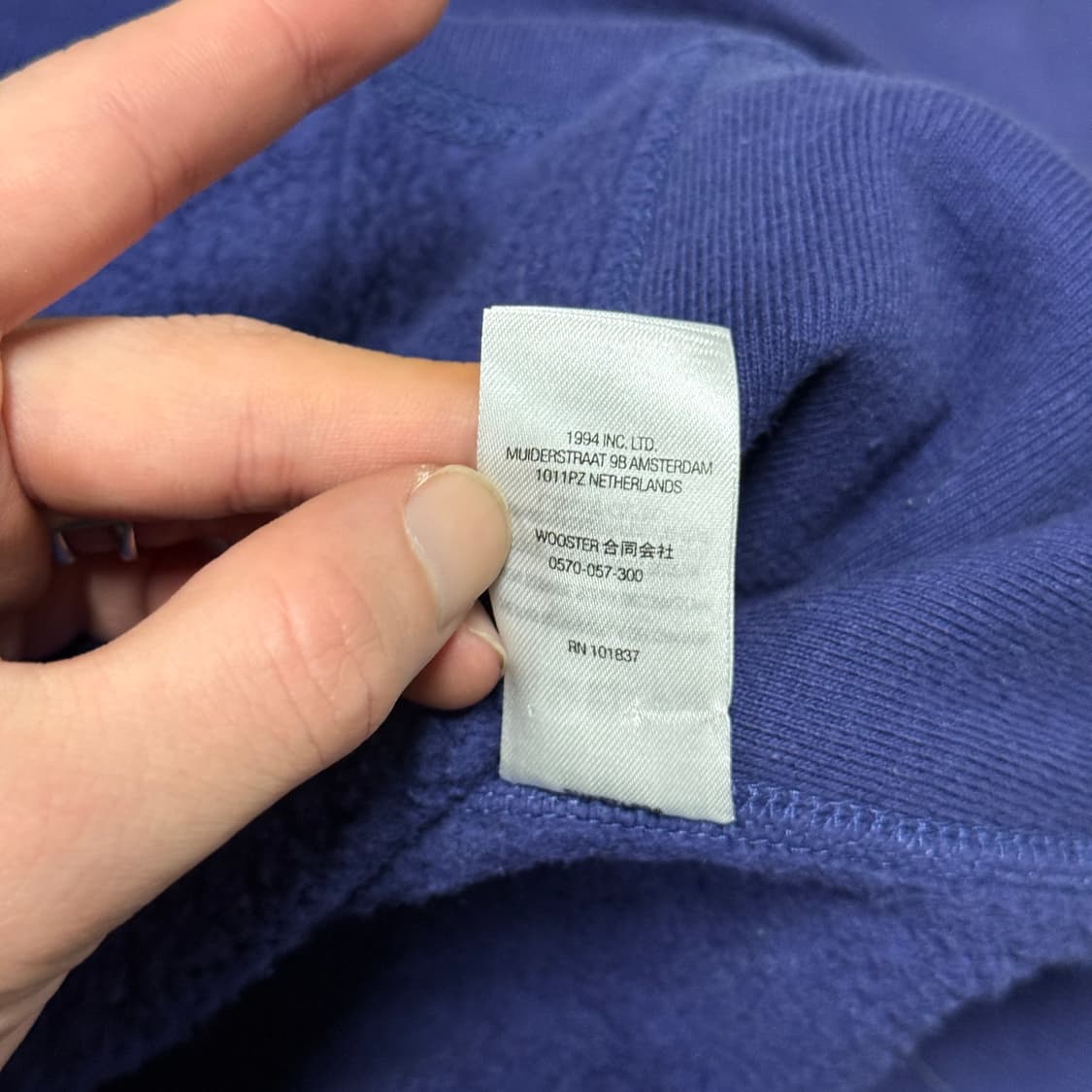 슈프림 21fw 박스 로고 후디 워시드 네이비 상품이미지10