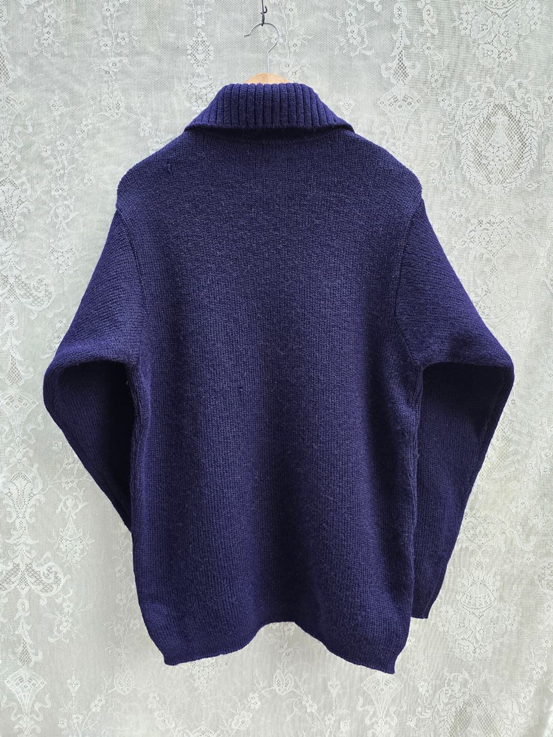 90s 셔틀랜드 울 피셔맨 니트 테플론 사양 상품이미지5