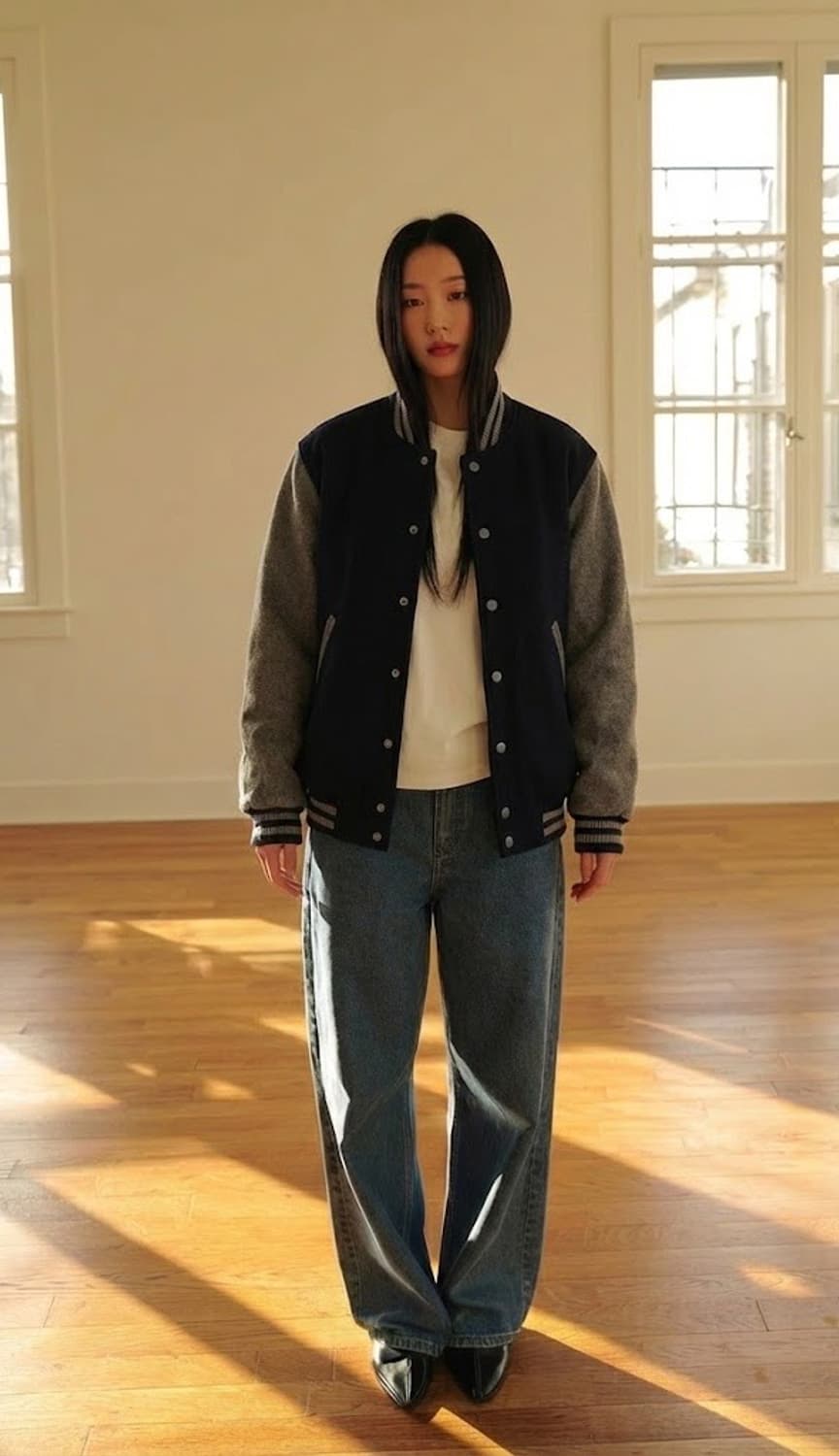 Early` 00s 맥그리거 Mcgregor 울 스타디움 바시티 자켓 상품이미지6