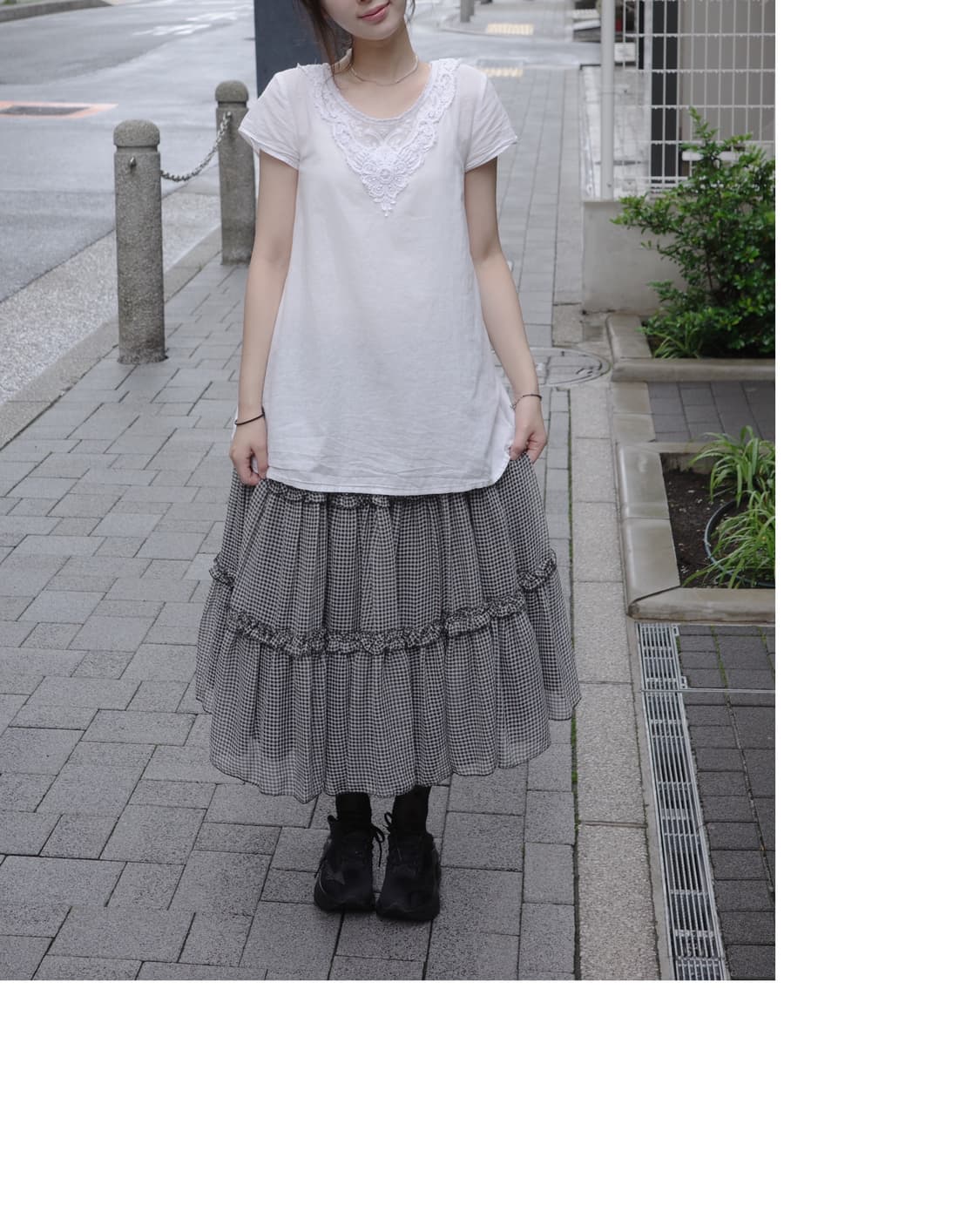 Catherine cottage check Skirt 상품이미지1