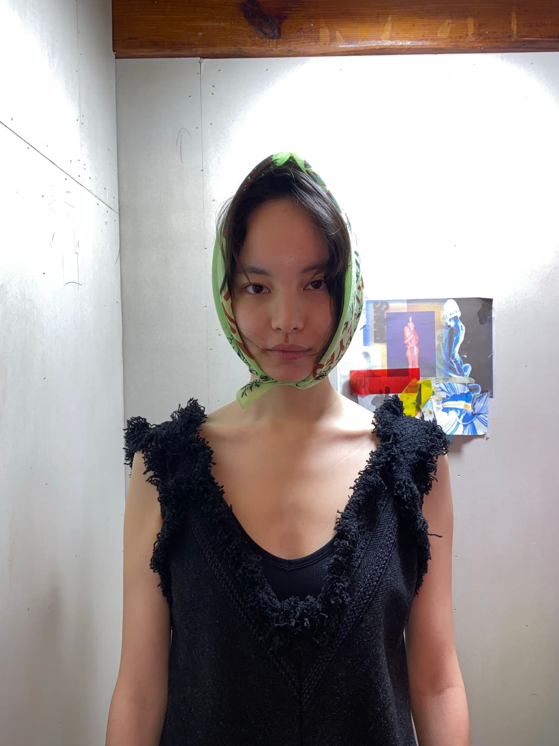 BEAUTIFUL PEOPLE 로우엣지 V넥 슬리브리스 롱 원피스  상품이미지9