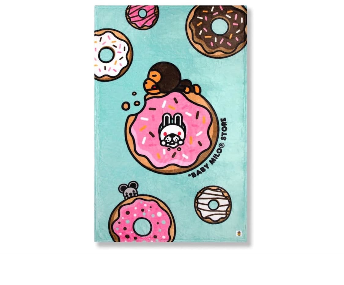 (오더) 베이프 베이비마일로 22FW 쿠션 담요 세트 상품이미지4