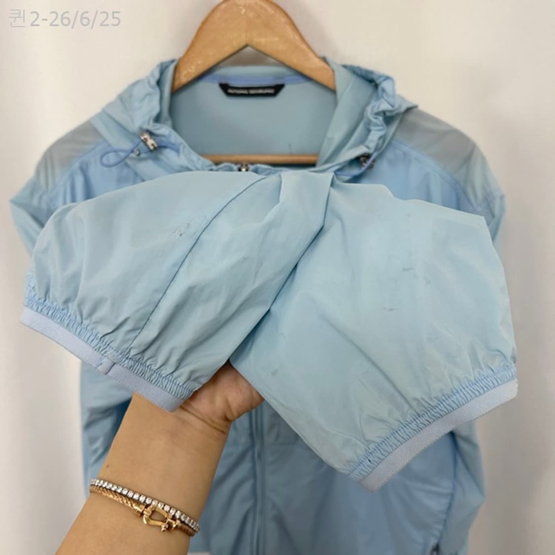 네셔널지오그래픽 남자 얇은 집업자켓 블루 105 XL 상품이미지7