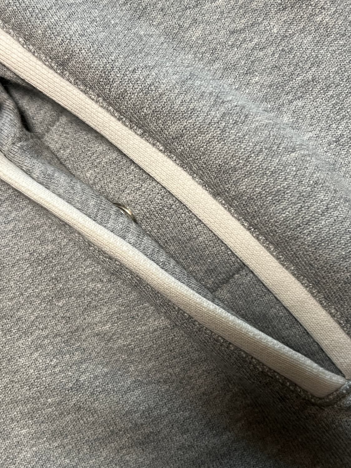 나이키 패치 후드집업 S 배색 그레이 상품이미지5