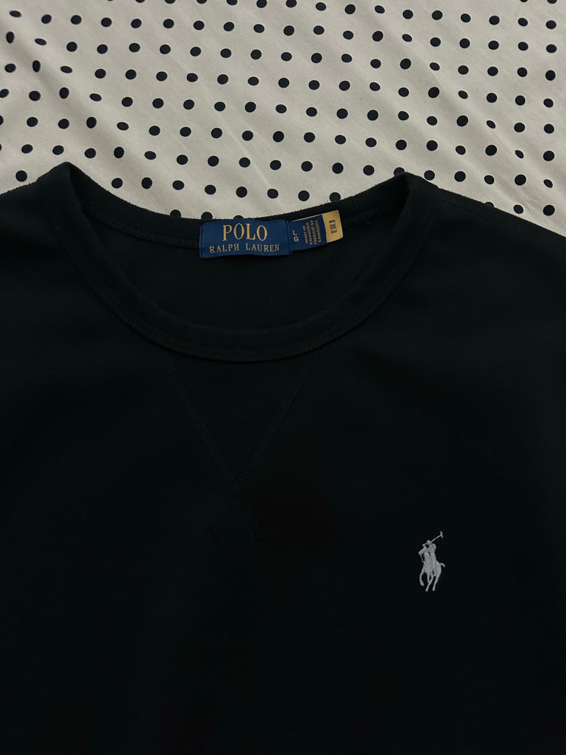 폴로 랄프로렌 맨투맨 블랙 상품이미지3