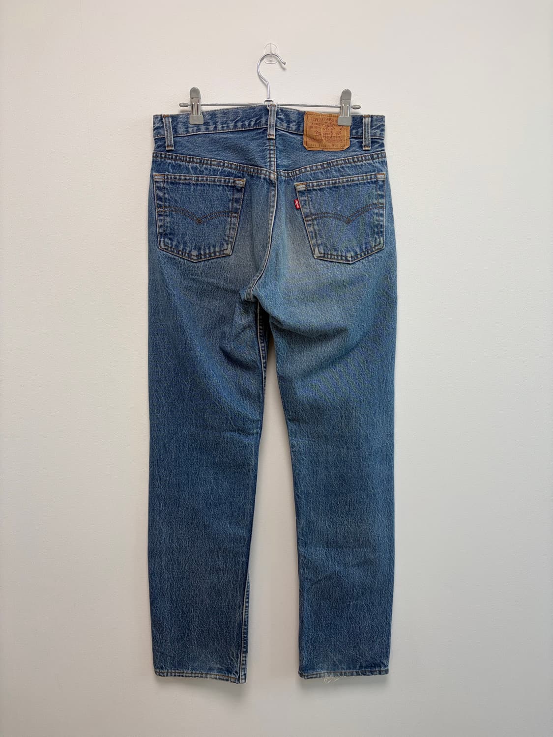 90s 리바이스 501 페인팅 데님 made in usa 상품이미지2