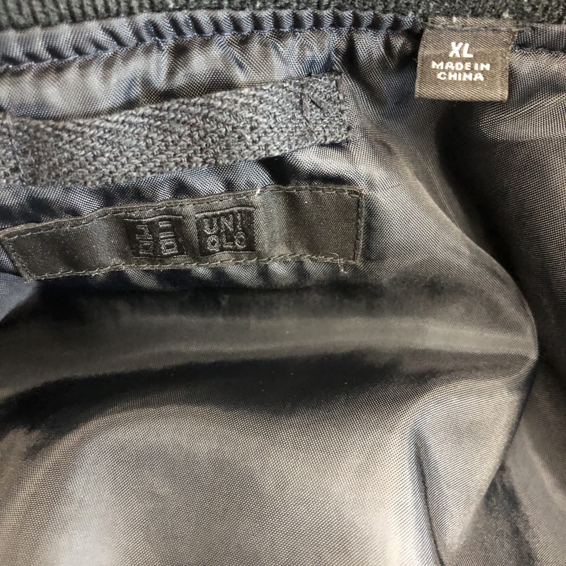 유니클로 MA-1 블루종점퍼 XL  상품이미지5