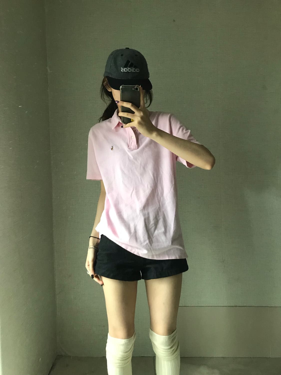 폴로 연핑크 반팔pk 상품이미지3