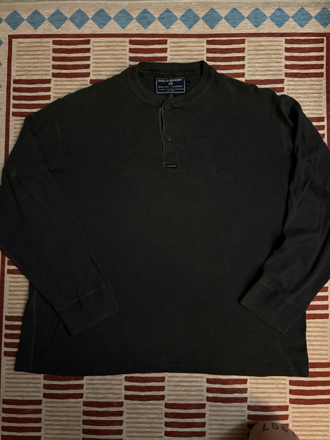 Polo Henley Shirt 상품이미지1