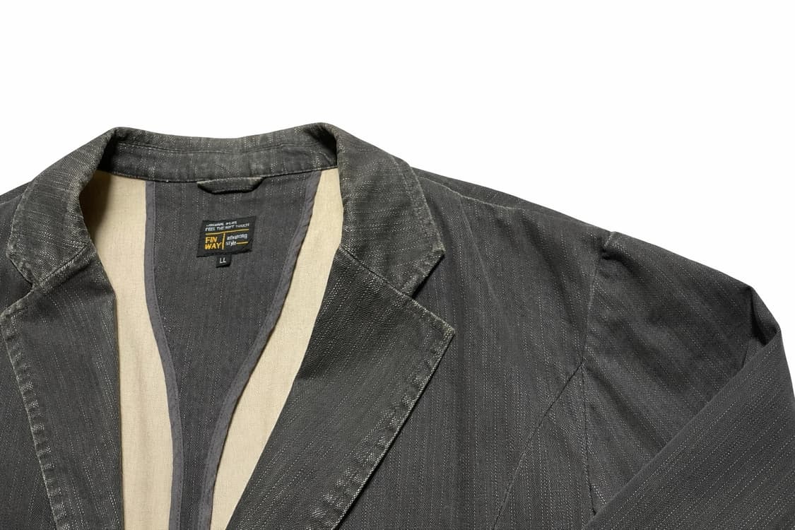 JPN 00s 일본 빈티지 y2k 데미지 디테일 워크웨어 자켓 블레이저 상품이미지4