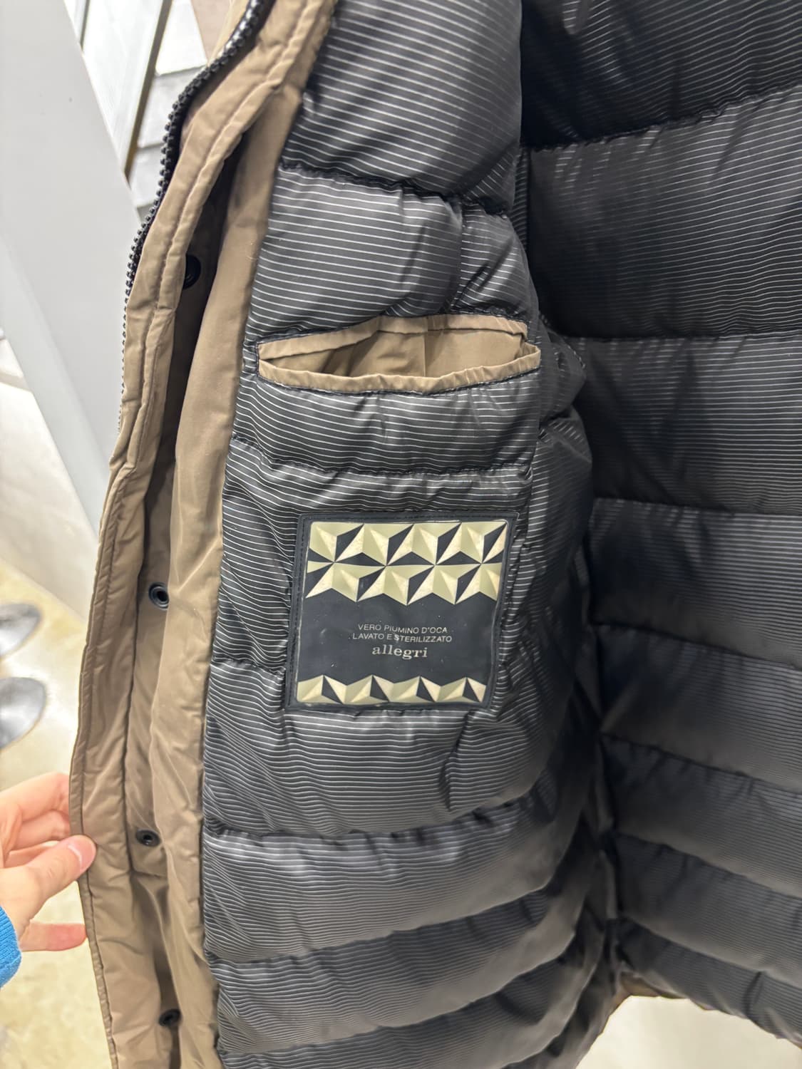 알레그리 남성 구스다운 패딩 코트 52 상품이미지6