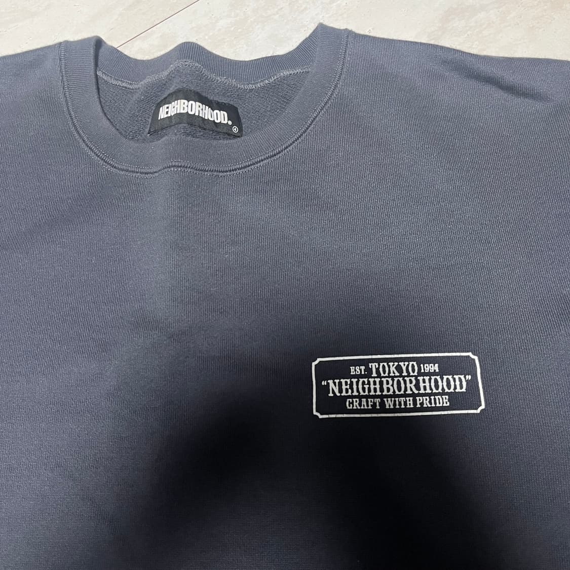 네이버후드 바쉴드 로고 맨투맨 스웻 L 상품이미지2