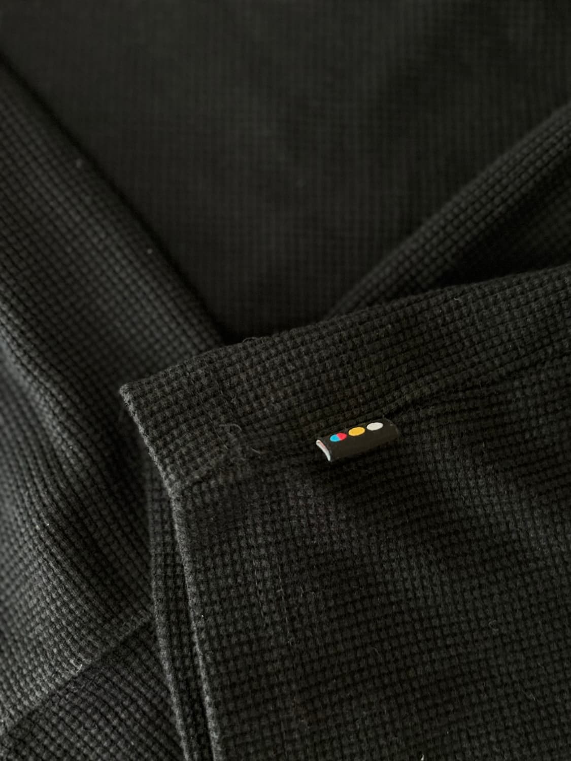 아이앱 스튜디오 와플 롱슬리브 블랙 화이트 XXL (3회 착용) 상품이미지6