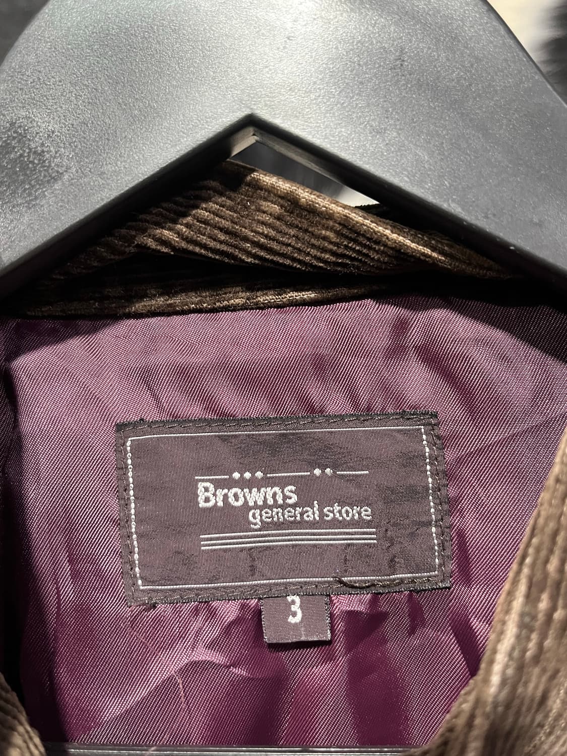 브라운 코듀로이 자켓 상품이미지5