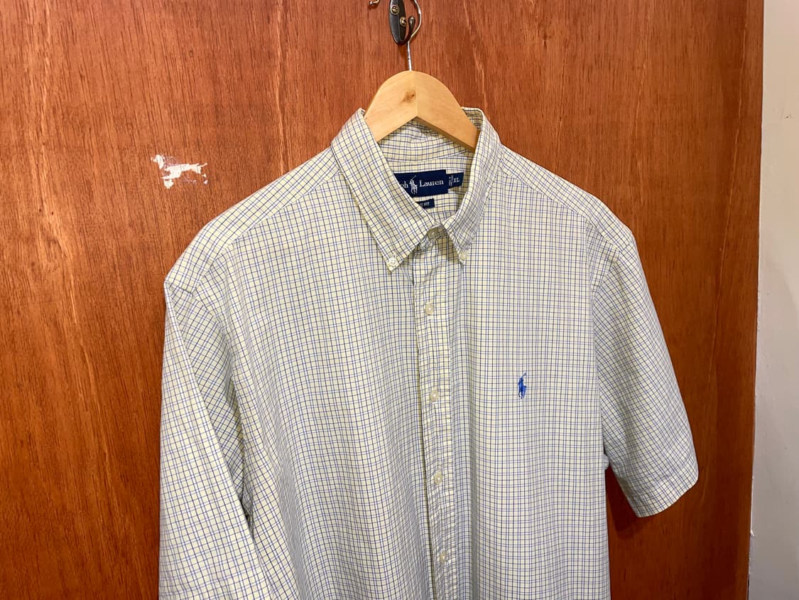 (XL) POLO 폴로 랄프로렌 체크 반팔 셔츠 클래식핏 상품이미지2