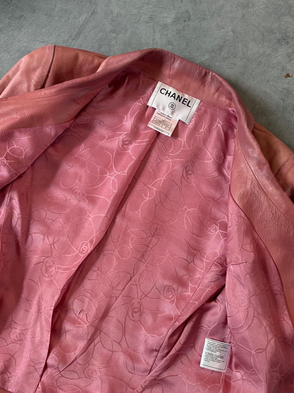 Chanel 샤넬 핑크 고트 스킨 자켓 상품이미지6