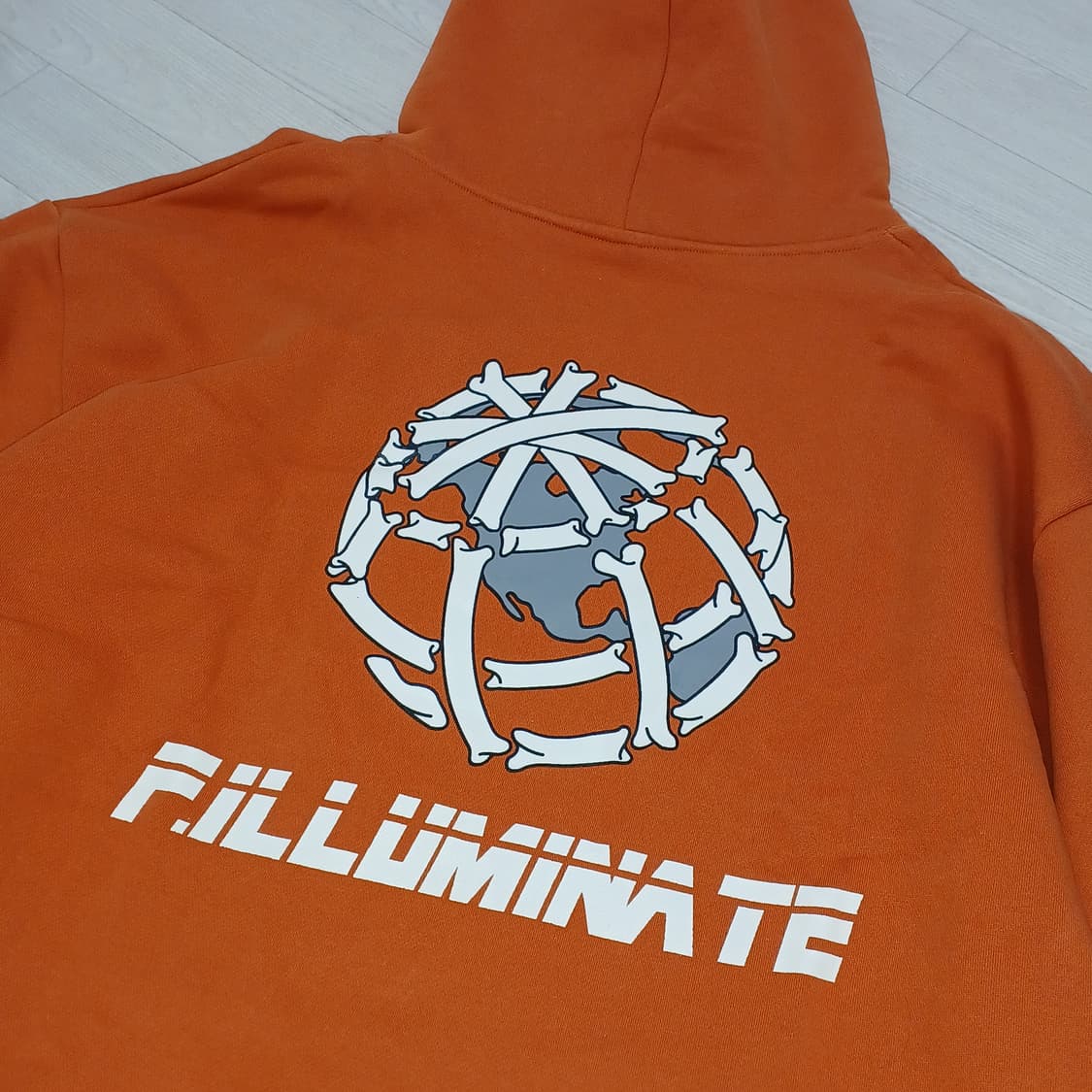 필루미네이트 유니섹스 오버핏 본넷 후디 로고 후드 상품이미지1